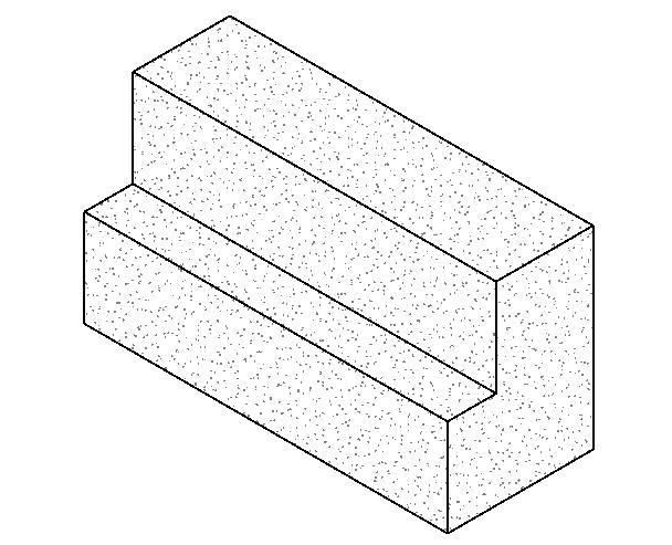 框架-预制混凝土-预制 - L 形梁