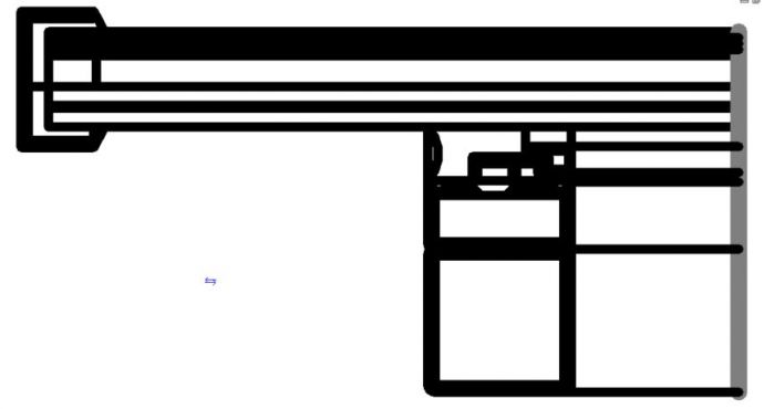 详图项目-Div02-门和窗-隐框天窗-隐框 - 无开启 - 靠边_图1