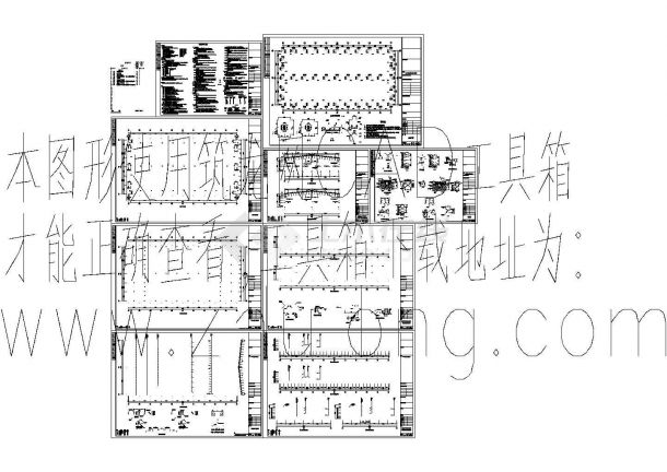 某60mX30m单层双坡轻型门式钢结构厂房全套结构详细cad设计图-图一