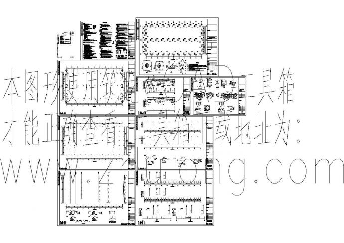 某60mX30m单层双坡轻型门式钢结构厂房全套结构详细cad设计图_图1