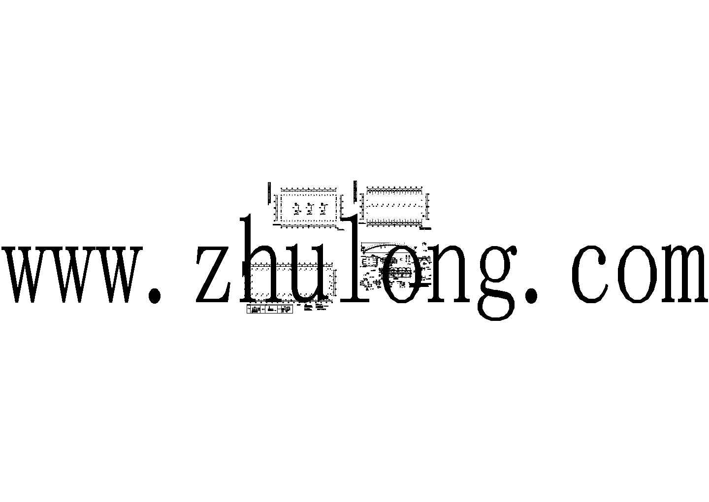 某27m单层拱形屋架结构详细cad设计图纸