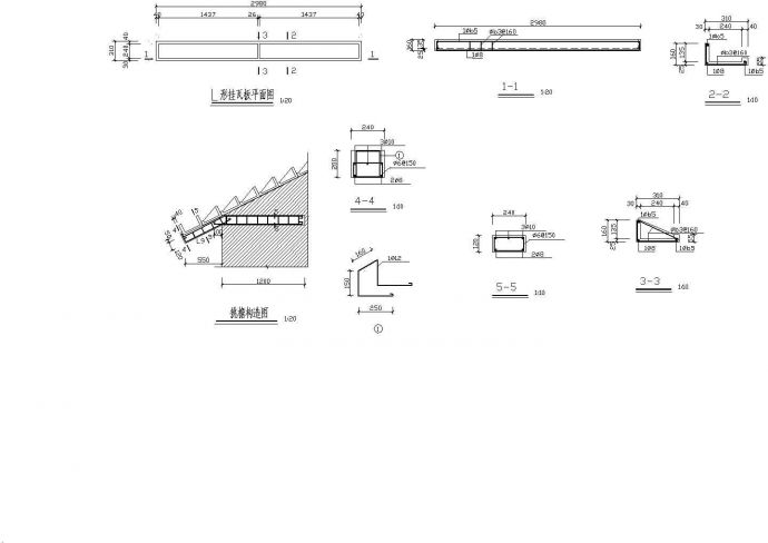坡屋面L型挂瓦条结构布置CAD套图_图1