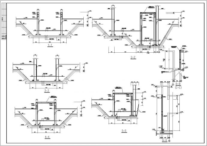 集水坑节点构造设计施工详图_图1