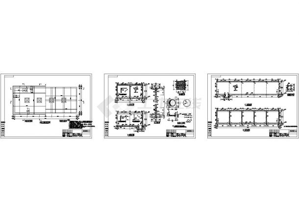 某清水池结构设计cad施工图纸-图二