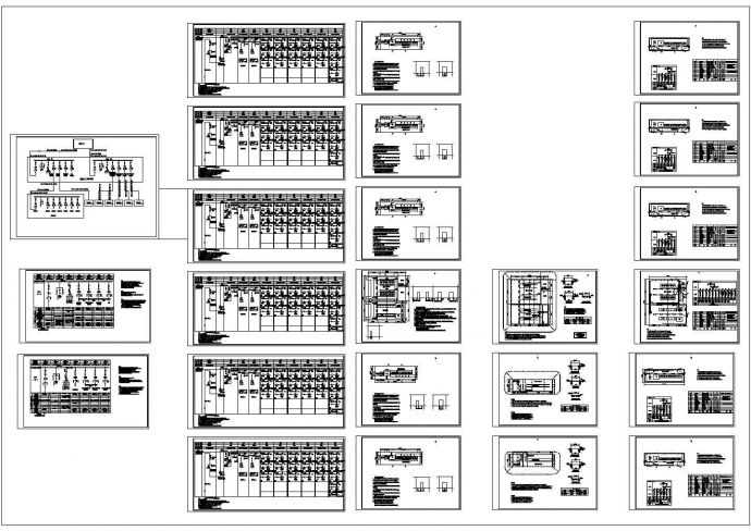 某化工厂10KV供电系统全套电气施工cad图，共二十四张_图1