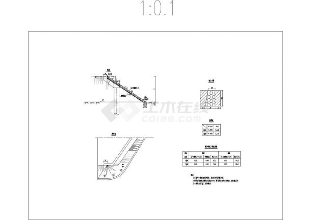 预制空心板桥台锥坡构造节点详图设计-图二
