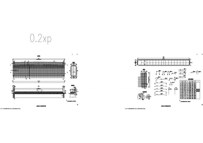 20m预制空心板桥台台身及侧墙钢筋布置节点详图设计_图1