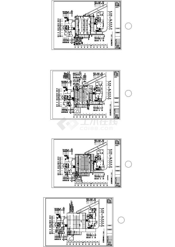 某地下停车场电气照明设计图（cad,18张）-图二
