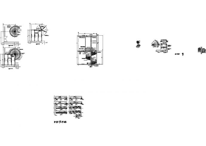 钢螺旋楼梯施工设计图纸_图1