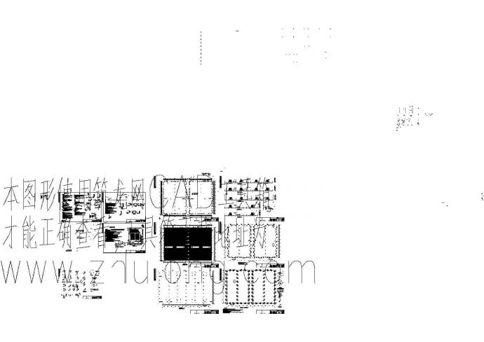 扬州某单层钢筋混凝土柱厂房cad详细设计图_图1
