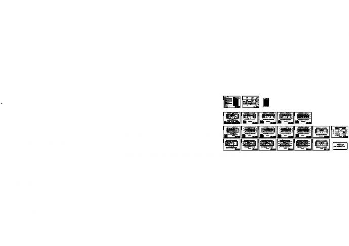 某地上五层办公楼电气施工图纸（第三类防雷，含电气设计说明）(CAD，20张图纸)_图1