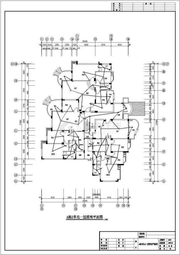 某住宅楼CAD详细节点完整剖面设计图-图一