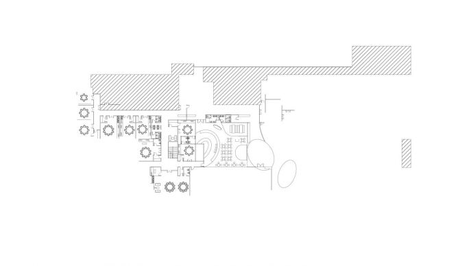 某地车展厅结构平面图纸_图1