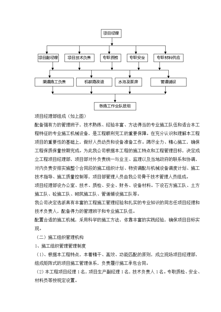 中低产农田渠道改造工程施工方案-图二