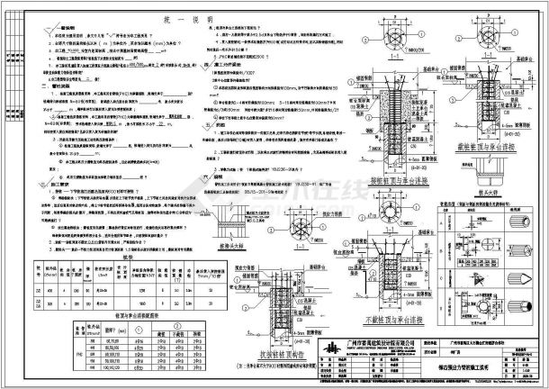 某广东广州市番禺区厂房结构CAD设计构造完整详细图-图二