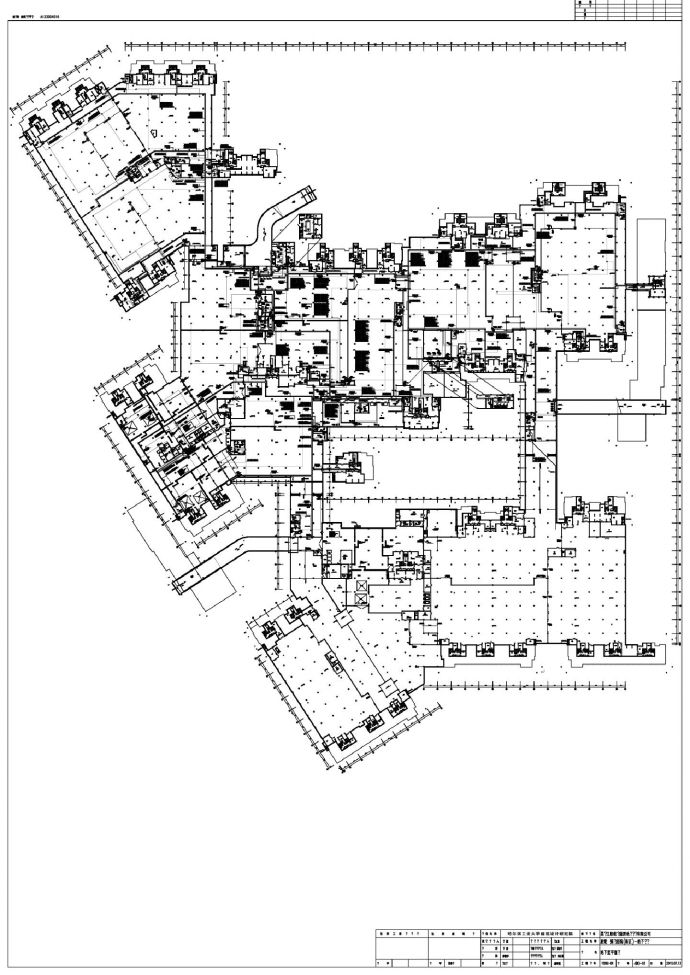 辰能溪树（南区）地下车库电气工程图_图1