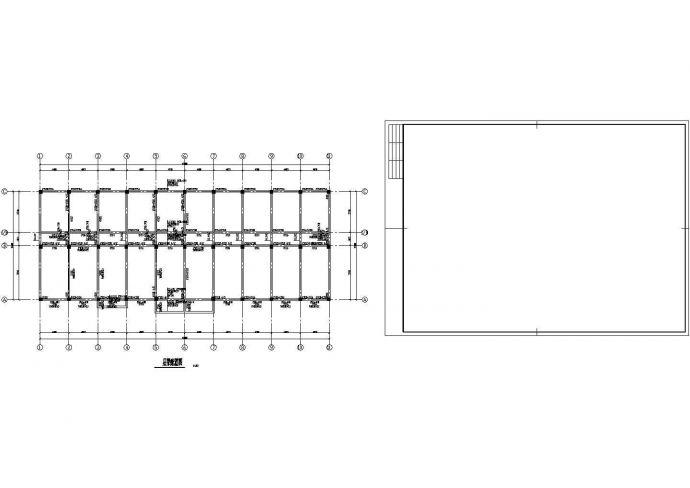 某5层3200平米左右框架结构办公楼毕业设计cad全套施工图（含建筑结构图、含计算书、含PKPM模型图，含PPT答辩书）_图1