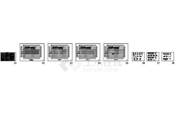 某地下车库超载加固结构施工图-图一