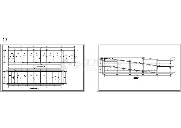 [浙江]框剪结构综合楼汽车坡道节点构造详图-图二