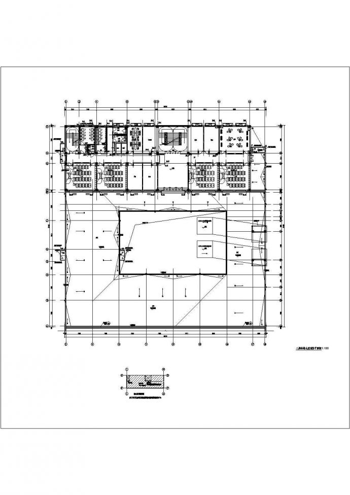 某荟文中学新建教学楼及附属工程给排水CAD大样节点剖面图纸_图1
