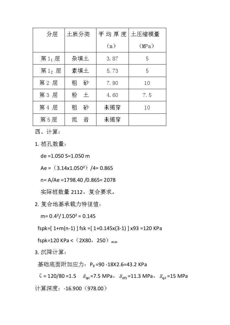 灰土挤密桩复合地基承载力计算 -图二