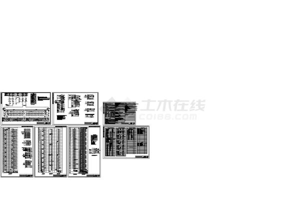 某新区住宅楼层电气设计CAD平面图-图一