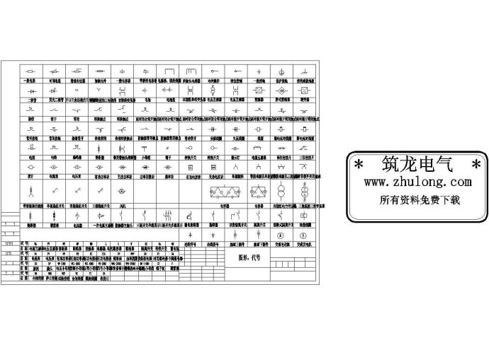 CAD电气符号库_图1