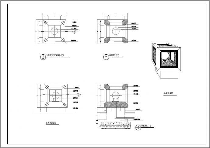 石灯工艺规划设计CAD套图_图1