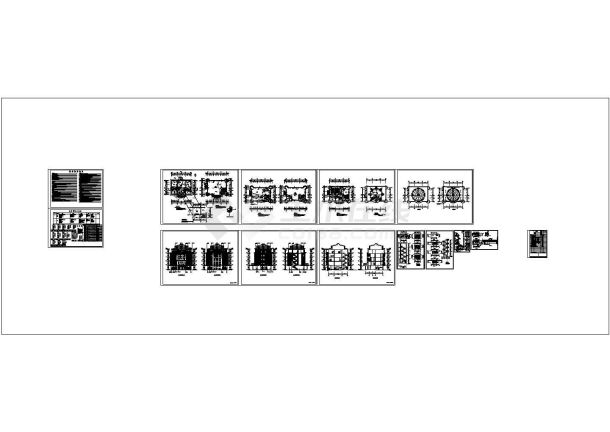 [哈尔滨]某区五层小型图书馆建筑施工图（甲级设计院设计）-图二