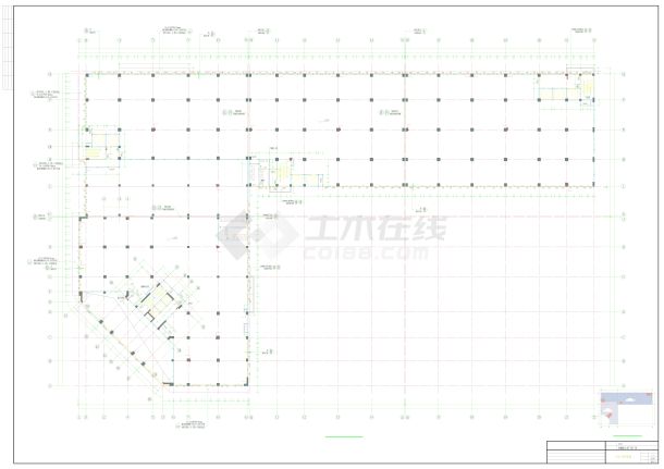 厂区16层高层厂房建筑设计施工图-图一