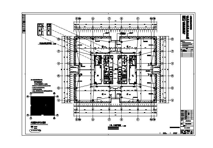 某住宅楼电梯机房建筑平面图