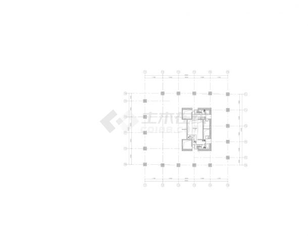 某地区办公建筑平面图纸-图一