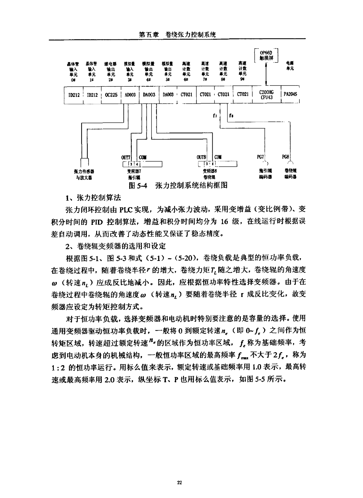 以PLC和变频器为核心的拉幅定型机控制系统的设计-图二