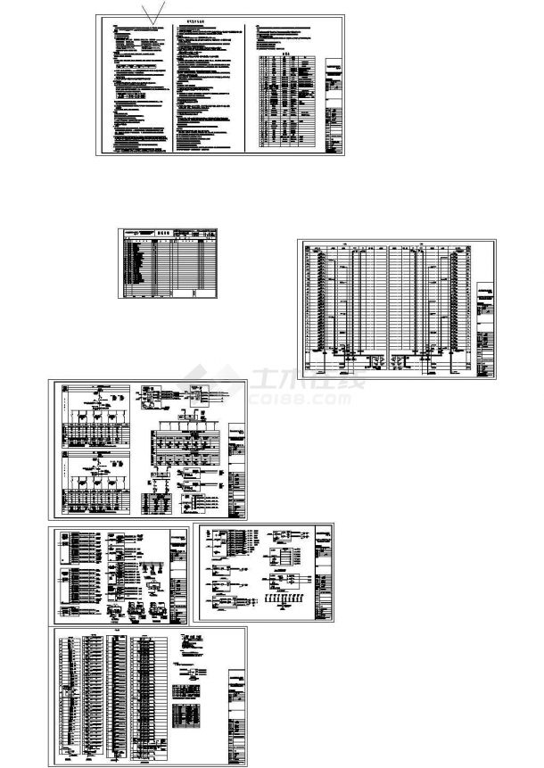 某高层框架结构住宅楼（23742㎡）强弱电带人防设计cad全套电气施工图（含设计说明）-图一