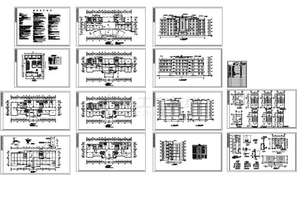 [泉州]某五层医院建筑施工图-图一