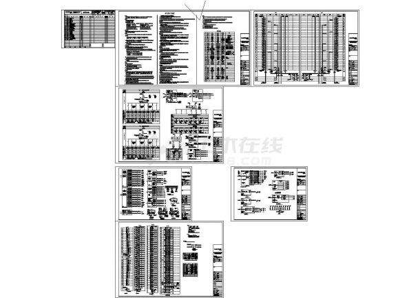 某地下三层地上31层高层框架结构住宅楼（21934㎡）强弱电设计cad全套电气施工图（含设计说明，含人防设计）-图二