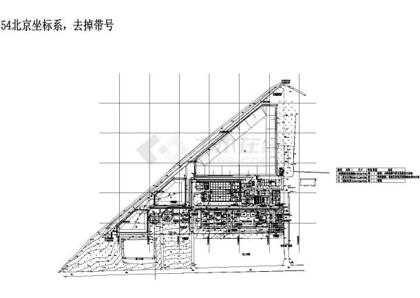 垃圾渗滤液处理站二期工程总图专业图纸-图一