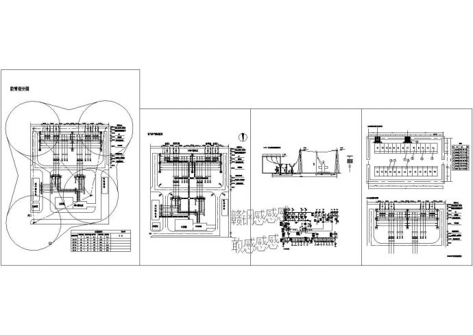 某降压变电站设计cad图纸（标注详细，含电气平面图）_图1