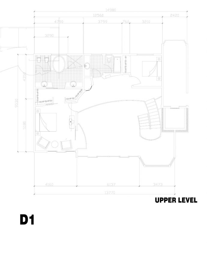 国外别墅规划设计方案图_图1