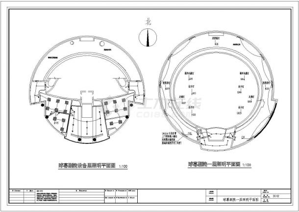 深圳大型知名剧院电气设计施工图纸-图二