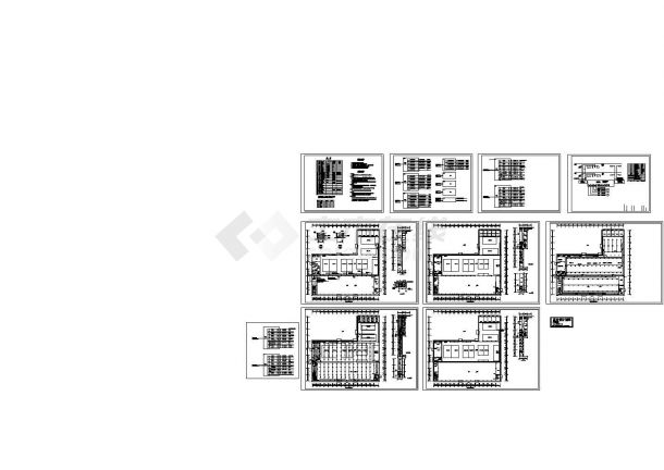 印刷厂车间电气设计CAD图纸-图一