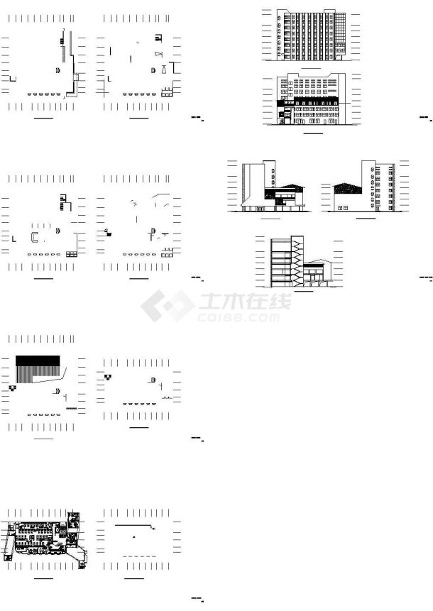 [广东]某医院七层急诊楼建筑施工图(CAD，31张图纸)，含建筑设计说明，建筑节能设计说明-图一