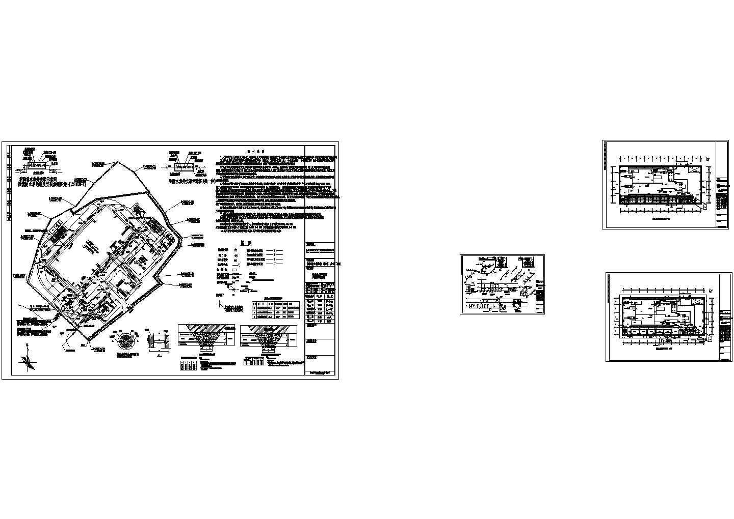 福建垃圾站给排水全套施工图