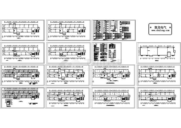 某六层教学楼电气施工图，含设计说明-图一