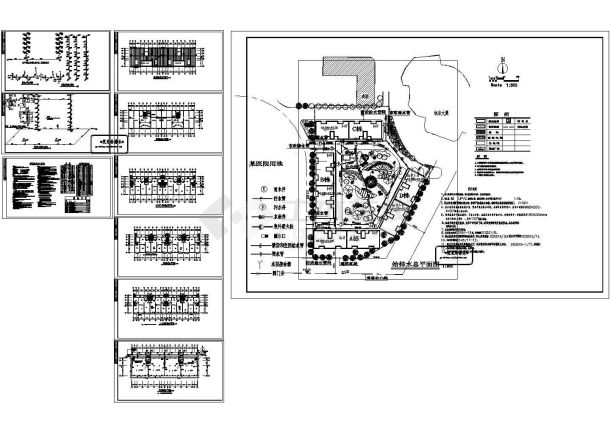 [重庆]某商住楼给排水施工图CAD-图一