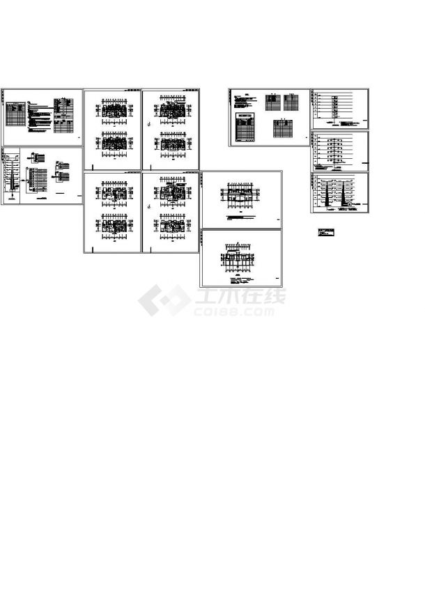 某住宅楼强弱电设计施工CAD全套图纸-图一