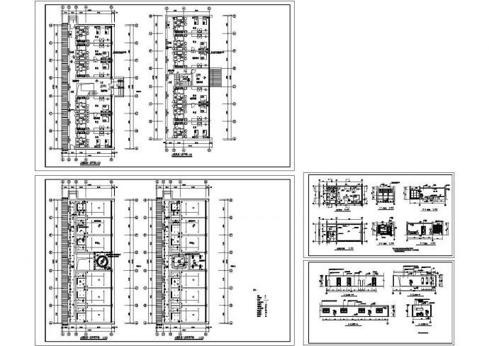 某星级大酒店客房全套建筑设计CAD施工图_图1
