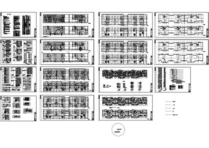 某高层住宅楼电气电力CAD设计施工图纸_图1