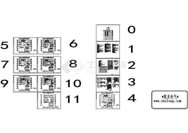 [宁波]某多层综合楼电气图纸，含电气节能设计说明-图一