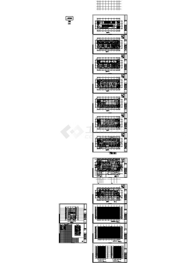 [江苏]8层后勤服务中心楼给排水全套施工图纸-图二